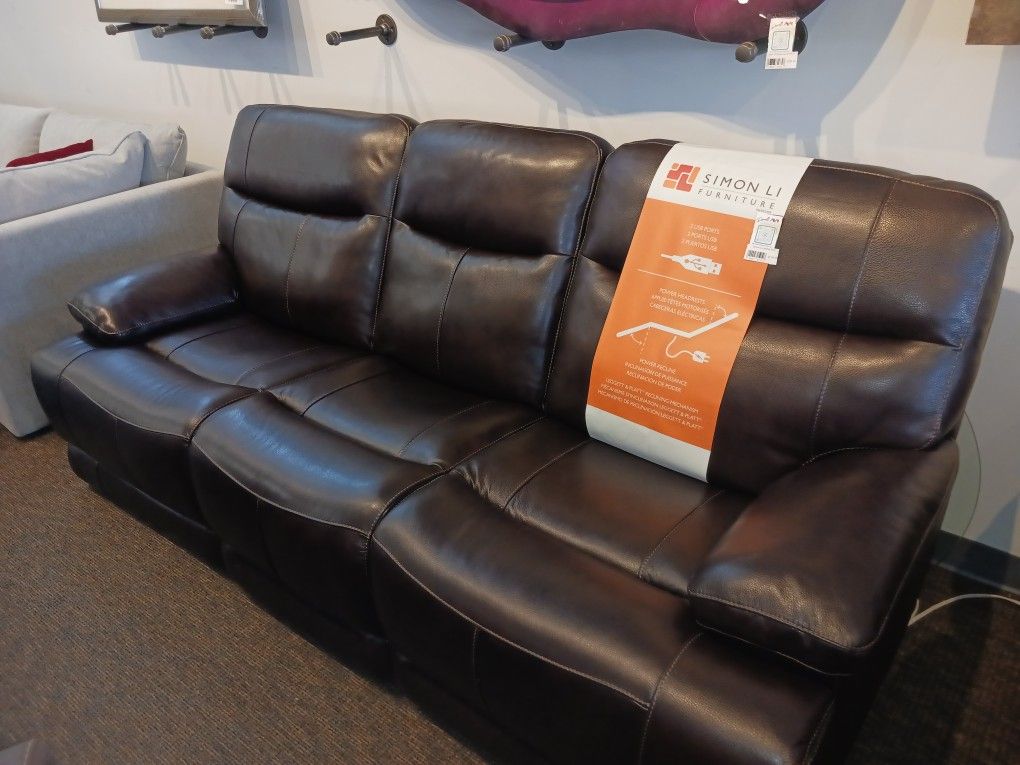Brand New Costco Overstock Power Recliner Sofa