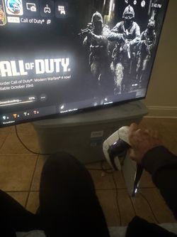 Ps5 digital version with a controller