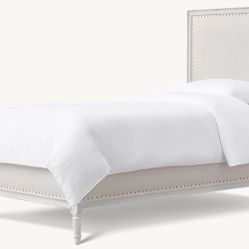 Restoration Hardware Marcelle Twin upholstered panel bed BRAND NEW