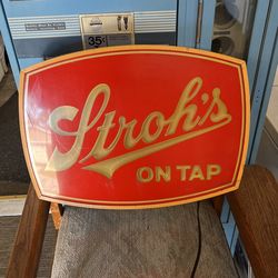 Strohs Light Up Sign