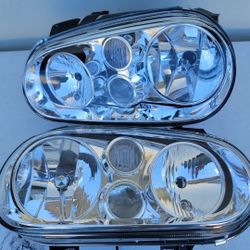 99-06 Volkswagen Golf 99-02 Cabrio Headlights Luces Micas Calaveras Faros Faroles Focos