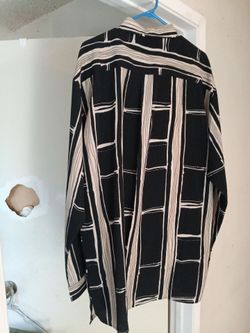 Men's long sleeve button down shirt