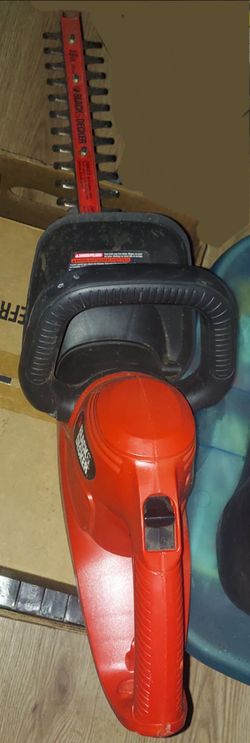 Black and decker hedge trimmer