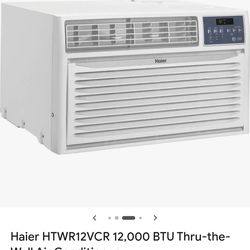 White Haier Thru the Wall Air Conditioner (HVAC)
