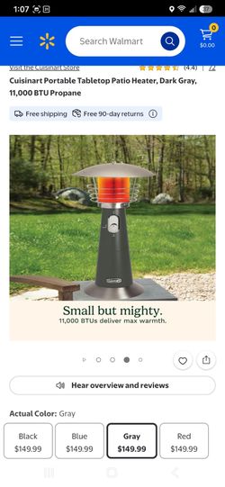 Cuisinart Portable Tabletop Propane Patio Heater