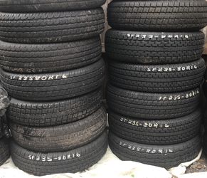 Used ST235/80/r16 Trailer Tire Sale