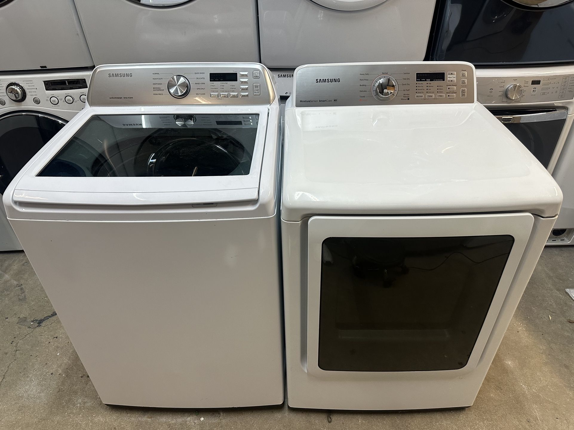 Samsung Washer And Dryer Set 