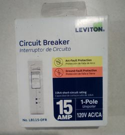 Leviton 15A Circuit Breaker LB115-DFR
