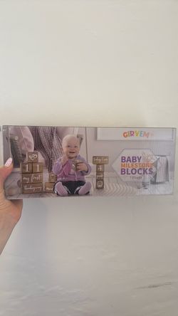 Baby Milestone Blocks