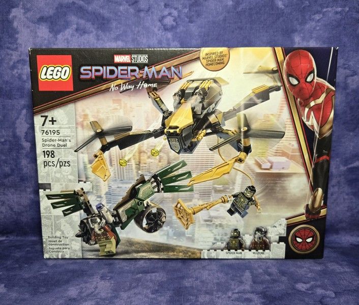 Lego Marvel 76237 Spider-Man's Drone Duel Set • NIB Retired