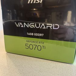 MSI RTX 5070 Ti VANGUARD SOC LAUNCH EDITION
