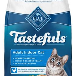 Blue Buffalo Tastefuls Chicken Recipe Adult Indoor Cat Dry Food 7lbs