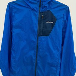 Men’s Patagonia Houdini Stretch Lightweight Travel Jacket Blue Size Small 24141 