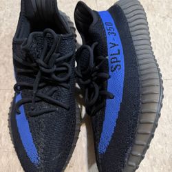 Adidas Yeezy Boost 350 Dazzling Blue Sneakers Shoes Size 9.5 