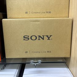 Sony Fx3 Cinema Line Camera 