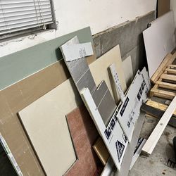 Free Scrap Backerboard, Drywall