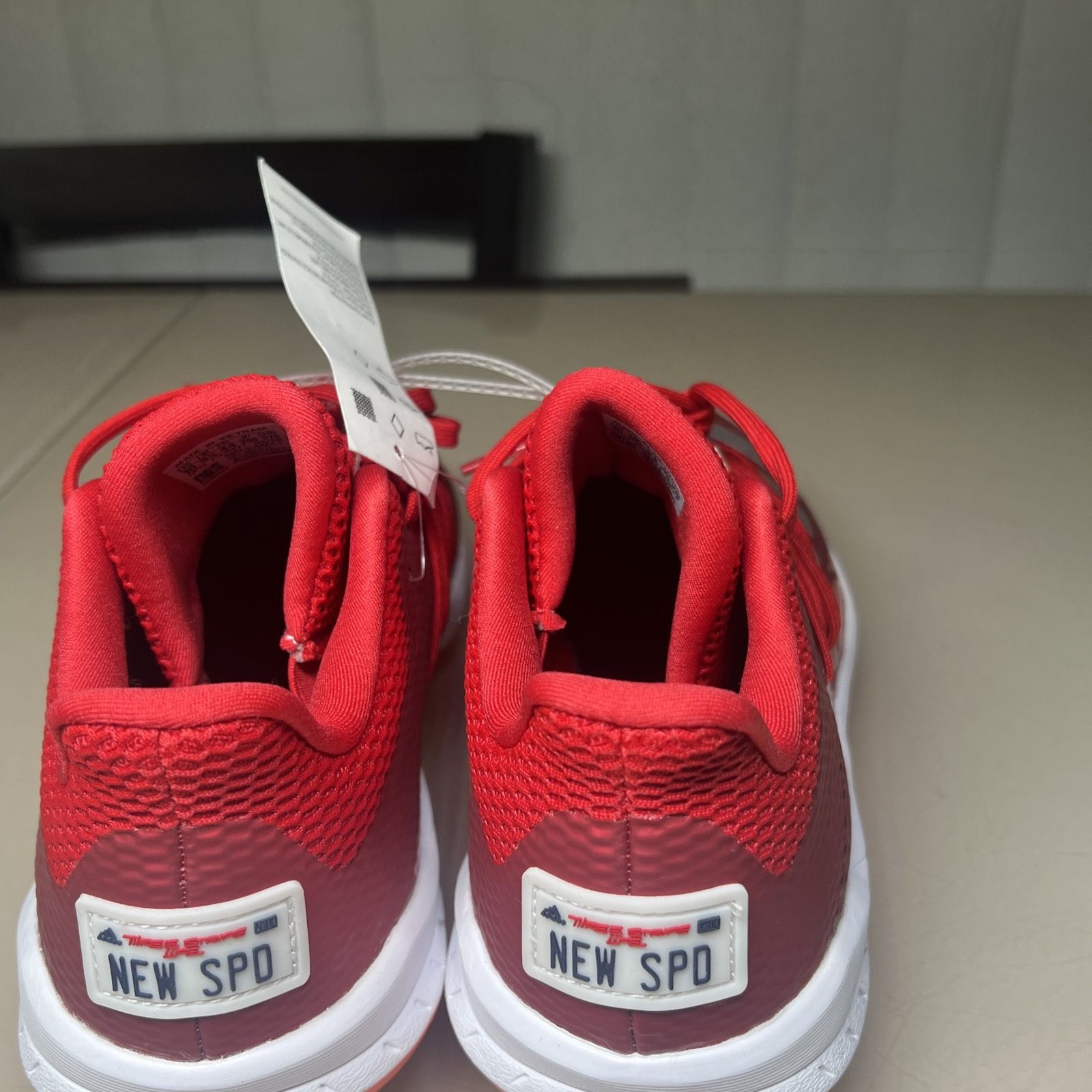 Adidas Adizero Afterburner Speed Trap Baseball Cleats Red Men's