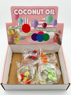 Viral coconut oil balls squishis