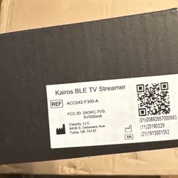 Kairos BLE TV Streamer, Model / REF: ACC042-F300-A