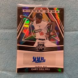 2022 Panini Elite Extra Edition Gary Gill Hill #HG-GH Autographed Hidden Gems Card