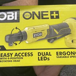 Ryobi 3/8 Inch Ratchet Kit NEW IN BOX