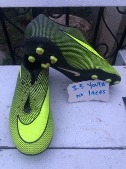 Soccer cleats and shin guards