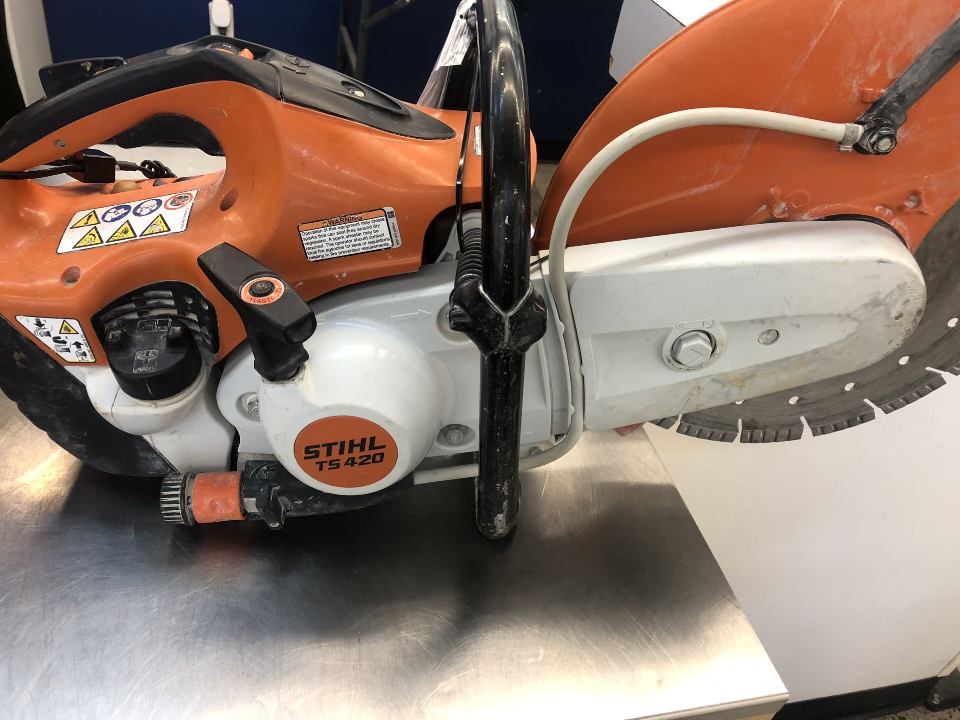 STIHL TS 420 CONCRETE SAW