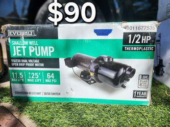 Everbilt 1/2 HP Shallow Well Jet Pump