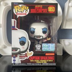 Funko pop! Captain Spaulding 1853 LE 9500 Pieces Scare Fair HT Exclusive