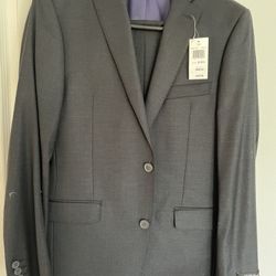 Saks Fifth Avenue - Brand New With tags 38R 33R - Charcoal
