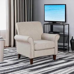 Beige sofa chair. FR1532