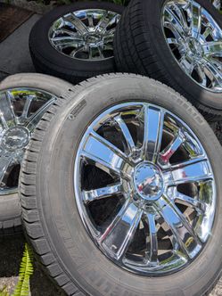 20" RIMS AND TIRES SILVERADO SUBURBAN