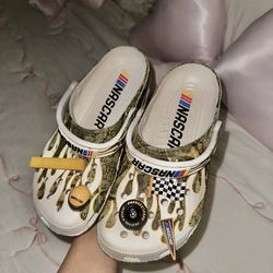 NASCAR Camouflauge Crocs - Size 7