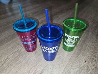 Stranger Things Plastic Tumbler Cups Set of 3 (Secret Cinema Event 2020)
