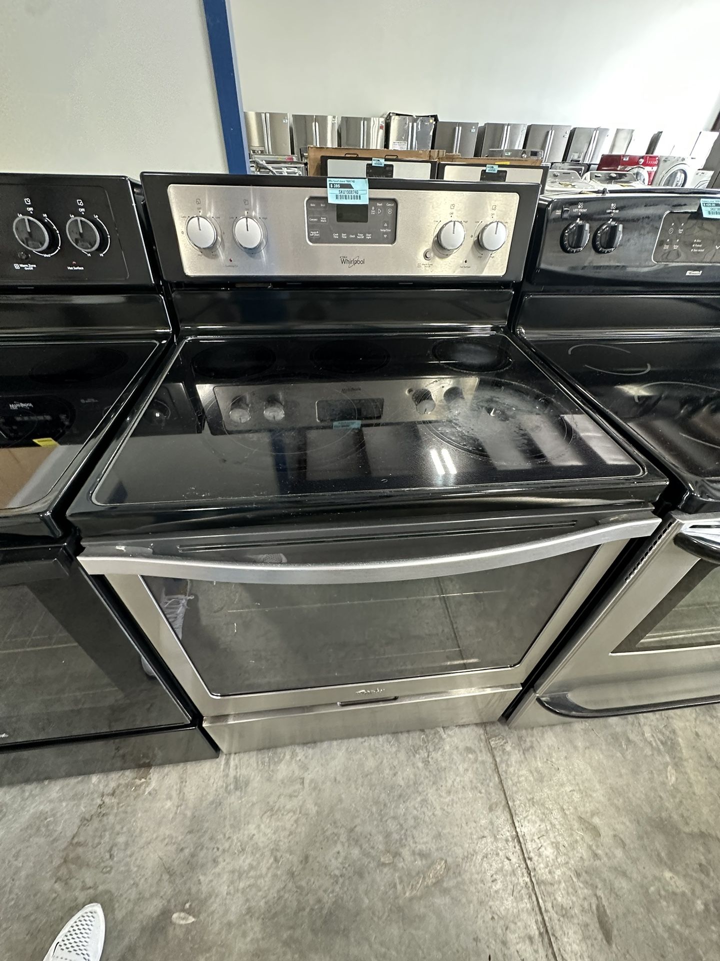 Whirlpool Electric Stove Glass Top