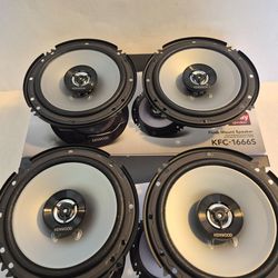 KENWOOD 2 PAIRS 6.5" 2 WAY 300 WATTS CAR SPEAKER