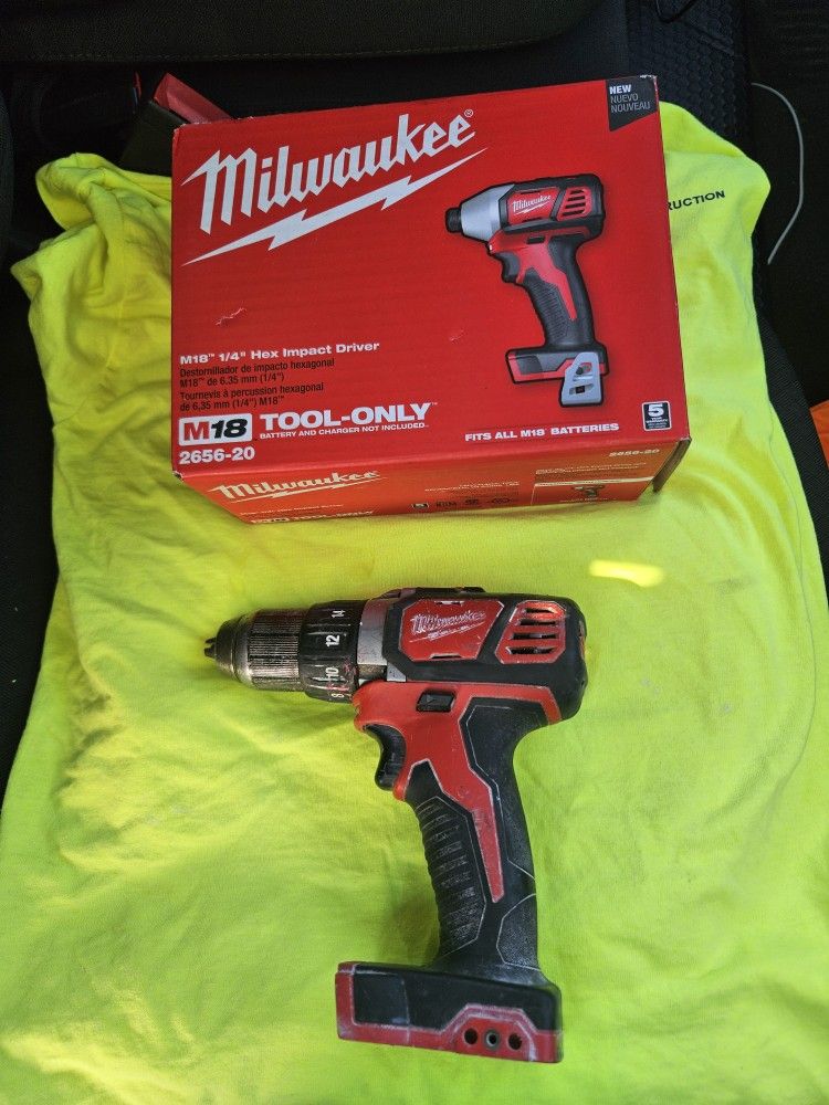 Milwaukee Impact And drill Combo 