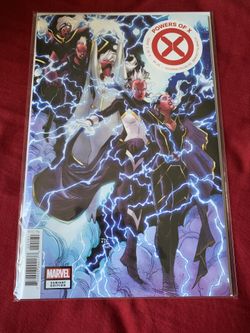 X-men house of x and powers of x comic books variant covers connecting decades