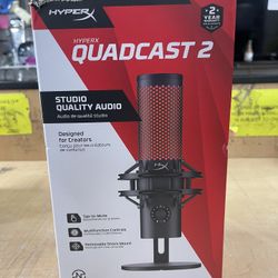 HYPER X QUADCAST 2 MIC BRAND NEW IN BOX SELLING FOR $129 ‼️