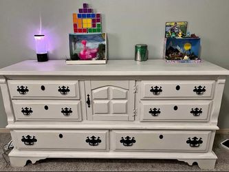 White dresser