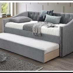 Brand New In Box Day Bed W/ Slats + Trundle   And 2 Mattresses. Pick Up  In Long Beach Or We Can Deliver For A Fee