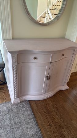 Painted Wood Sideboard Cabinet