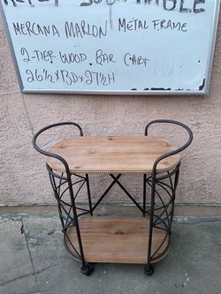 Vintage bar cart