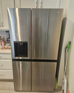 LG Stainless Steel Refrigerator - Excellent Condition - $500