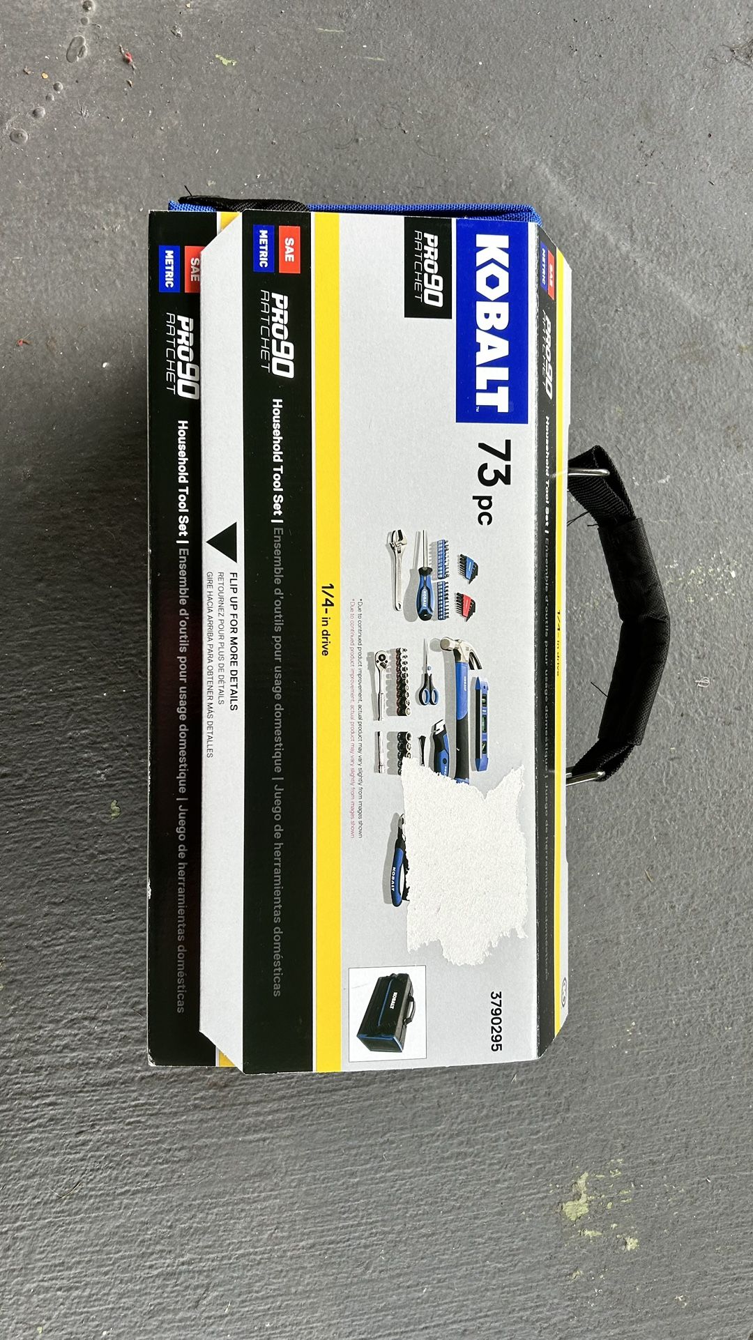 KOBALT HOUSEHOLD TOOL BOX SET (BRAND NEW)