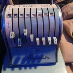 Antique Check Writer