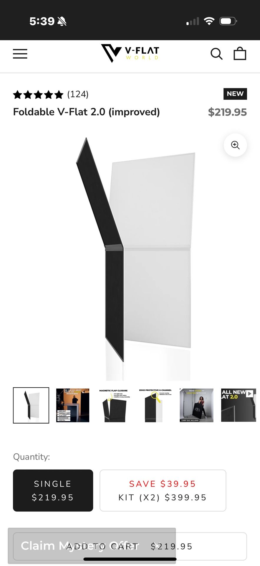 Foldable V-Flat 2.0