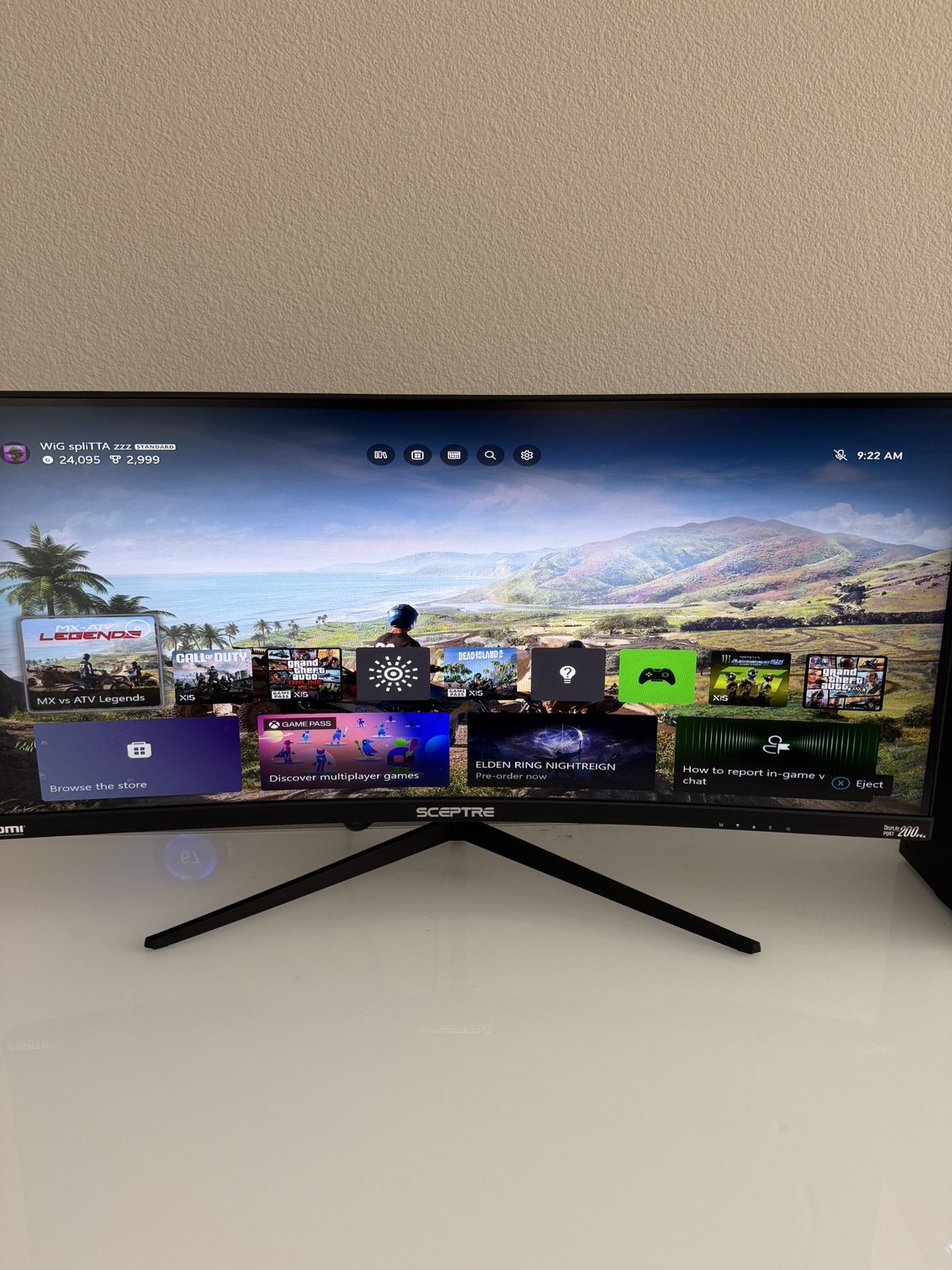 SCEPTRE C30 ULTRA WIDE CURVED GAMING