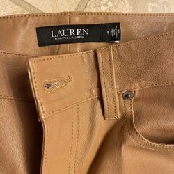 Ralph Lauren Black Label New Lambskin 5-Pocket Super-Slim Pant