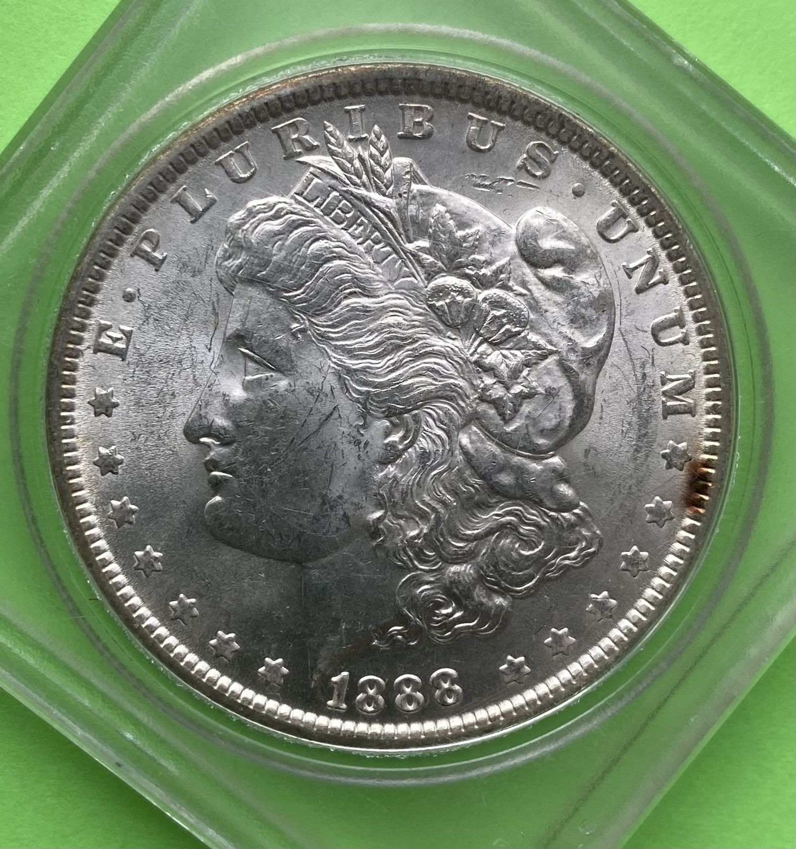 Silver 1888 Morgan Dollar